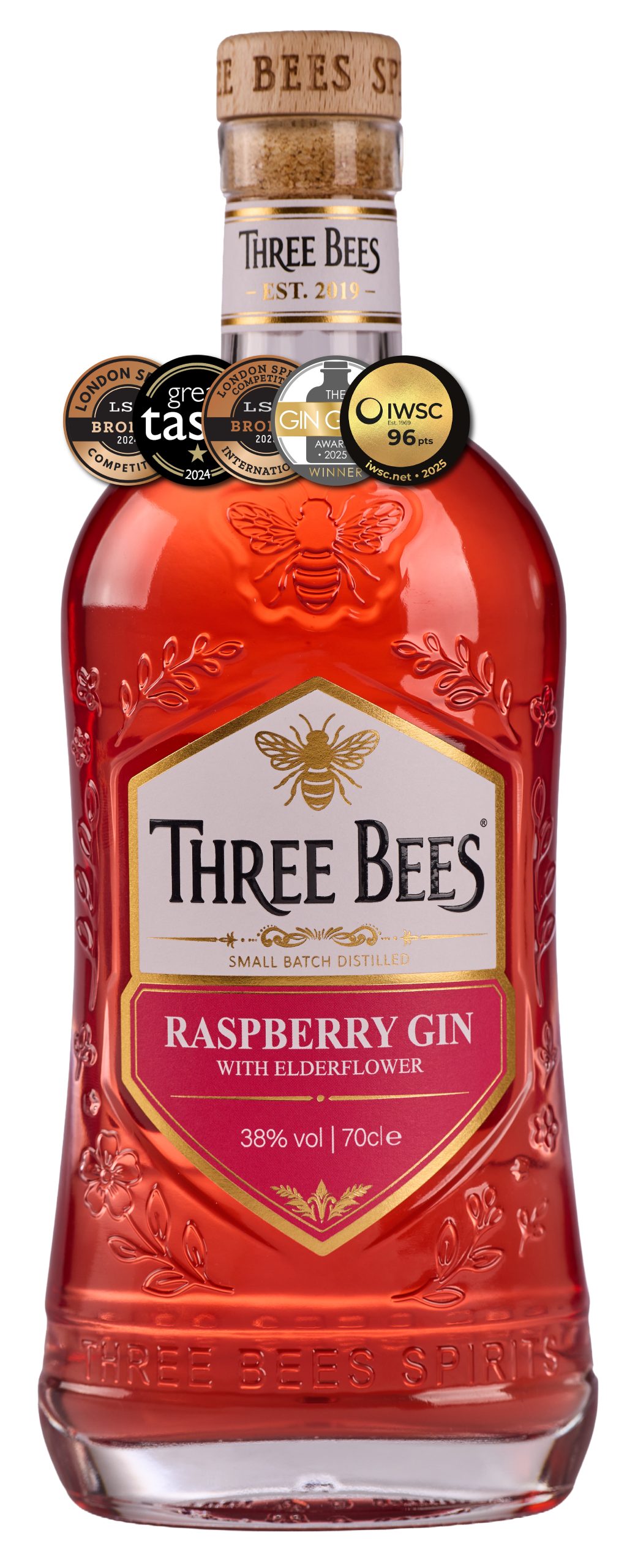 THREE BEES Raspberry Gin